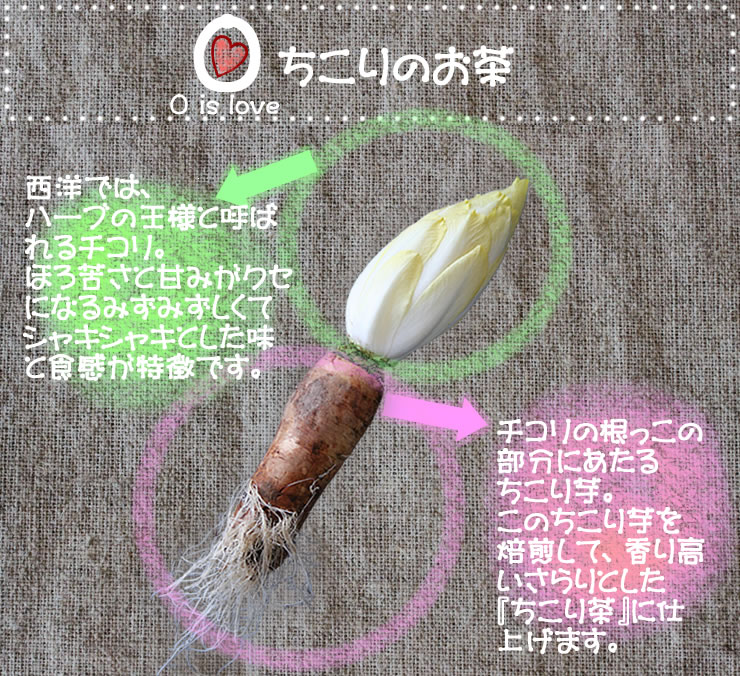 ちこり村のちこり茶ペットボトルはカフェインゼロ、カロリーゼロ、
砂糖ゼロのラブ茶健康茶