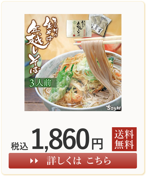 年越しそば ３人前
