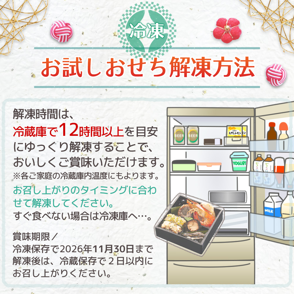 解凍方法