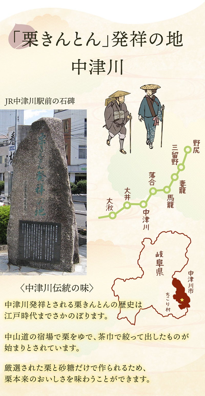 栗きんとん発祥の地中津川